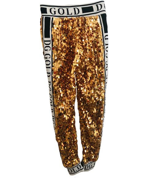 dolce and gabbana sequin pants